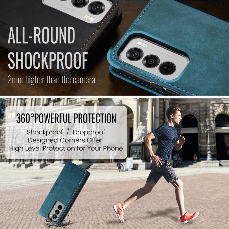 For OPPO Reno12 5G Global CaseMe 013 Multifunctional Horizontal Flip Leather Phone Case