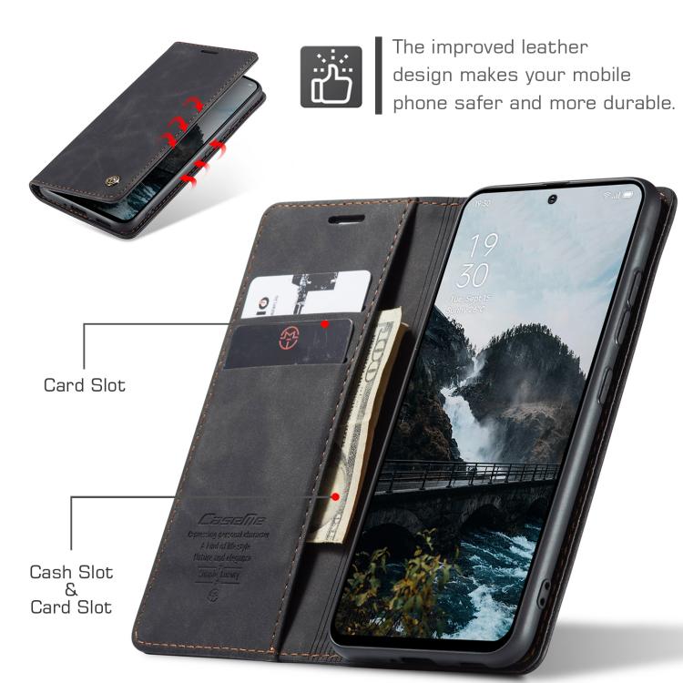 For OPPO Reno12 5G Global CaseMe 013 Multifunctional Horizontal Flip Leather Phone Case