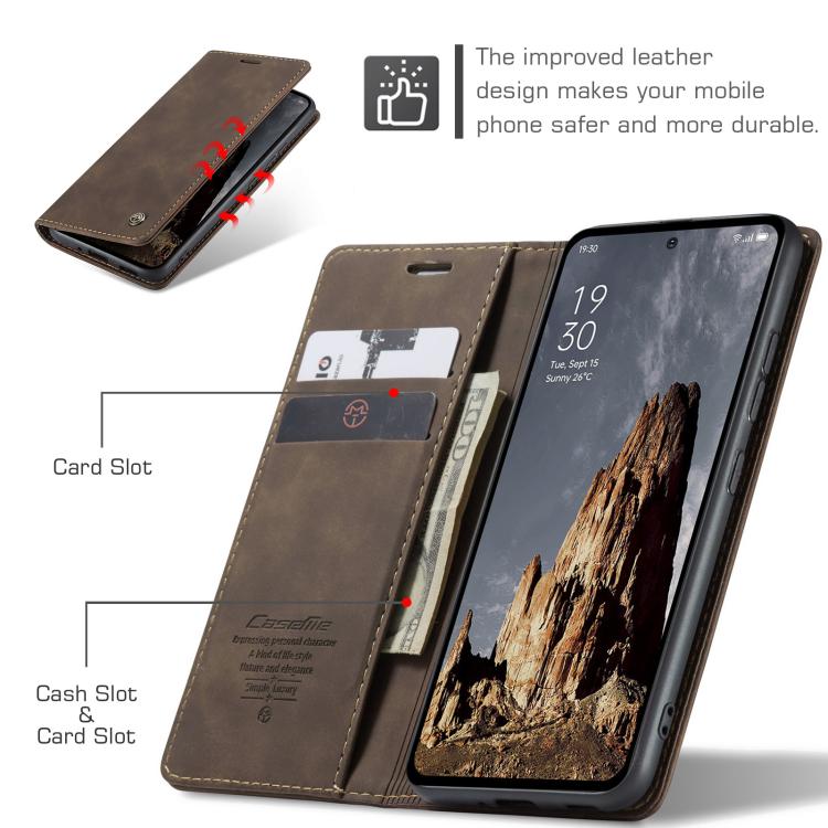 For OPPO Reno12 Pro 5G Global CaseMe 013 Multifunctional Horizontal Flip Leather Phone Case