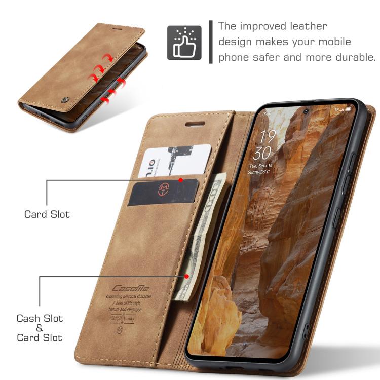 For OPPO Reno12 Pro 5G Global CaseMe 013 Multifunctional Horizontal Flip Leather Phone Case
