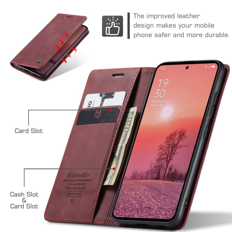 For OPPO Reno12 Pro 5G Global CaseMe 013 Multifunctional Horizontal Flip Leather Phone Case