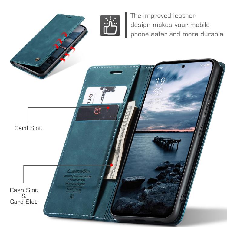 For OPPO Reno12 Pro 5G Global CaseMe 013 Multifunctional Horizontal Flip Leather Phone Case