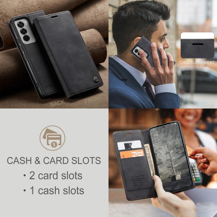 For OPPO Reno12 Pro 5G Global CaseMe 013 Multifunctional Horizontal Flip Leather Phone Case