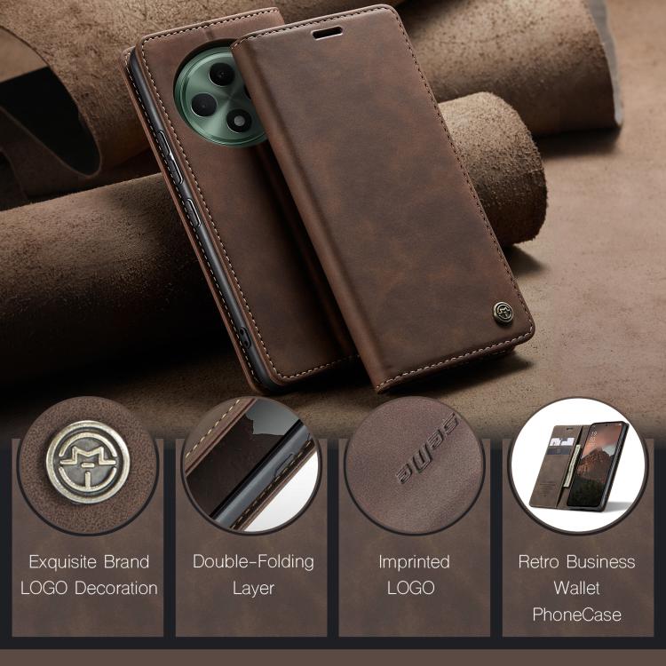 For OPPO Reno12 F /12 FS 5G CaseMe 013 Multifunctional Horizontal Flip Leather Phone Case