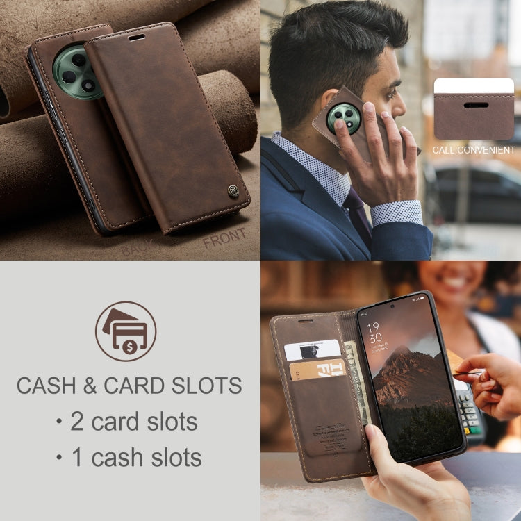 For OPPO Reno12 F /12 FS 5G CaseMe 013 Multifunctional Horizontal Flip Leather Phone Case