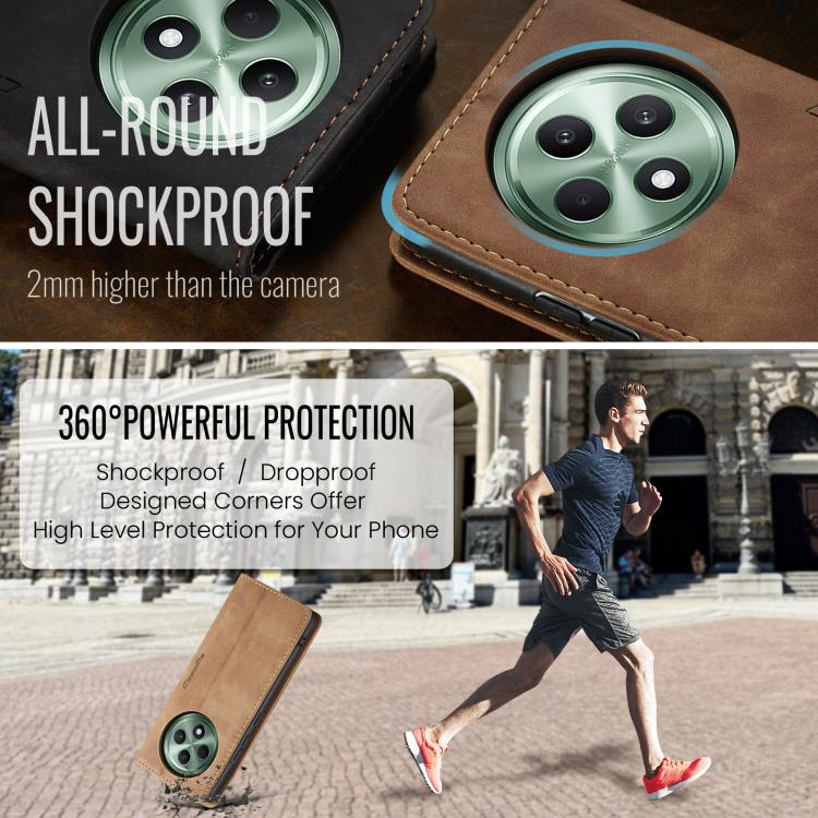 For OPPO Reno12 F /12 FS 5G CaseMe 013 Multifunctional Horizontal Flip Leather Phone Case
