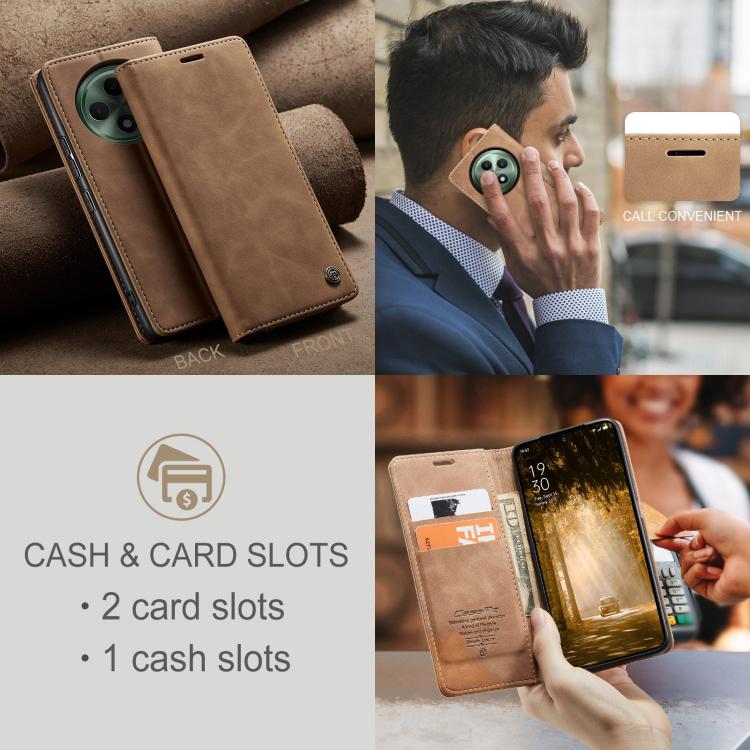 For OPPO Reno12 F /12 FS 5G CaseMe 013 Multifunctional Horizontal Flip Leather Phone Case