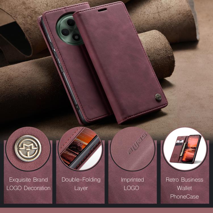 For OPPO Reno12 F /12 FS 5G CaseMe 013 Multifunctional Horizontal Flip Leather Phone Case