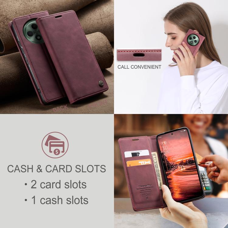 For OPPO Reno12 F /12 FS 5G CaseMe 013 Multifunctional Horizontal Flip Leather Phone Case