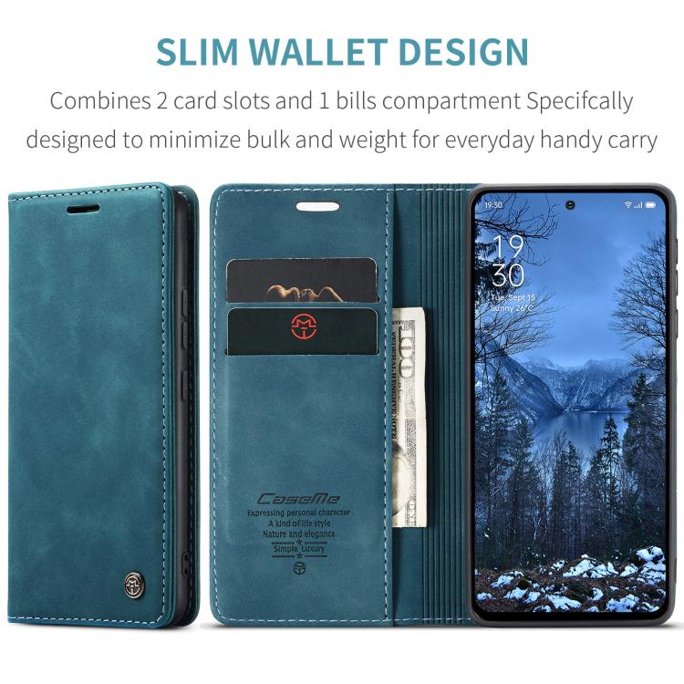 For OPPO Reno12 F /12 FS 5G CaseMe 013 Multifunctional Horizontal Flip Leather Phone Case