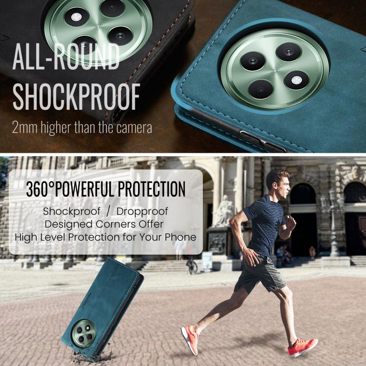 For OPPO Reno12 F /12 FS 5G CaseMe 013 Multifunctional Horizontal Flip Leather Phone Case