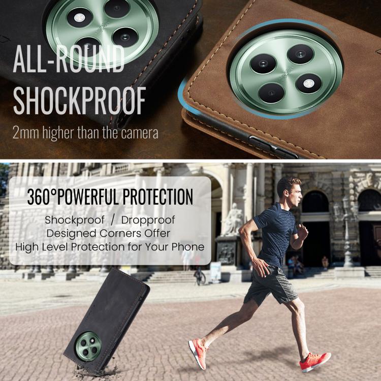 For OPPO Reno12 F /12 FS 5G CaseMe 013 Multifunctional Horizontal Flip Leather Phone Case