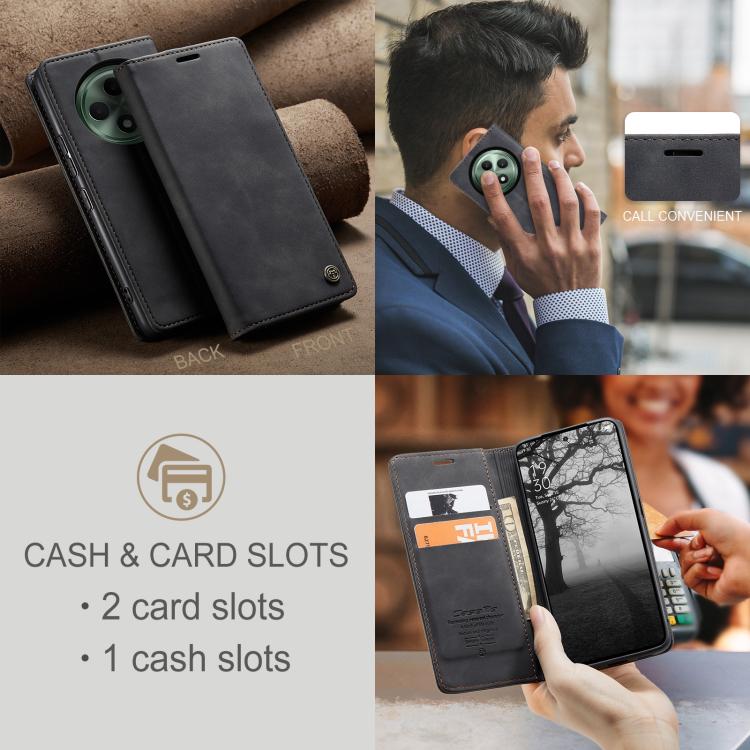 For OPPO Reno12 F /12 FS 5G CaseMe 013 Multifunctional Horizontal Flip Leather Phone Case
