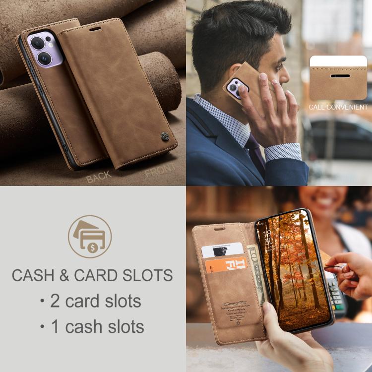 For OPPO Reno13 F 4G / 5G CaseMe 013 Multifunctional Horizontal Flip Leather Phone Case