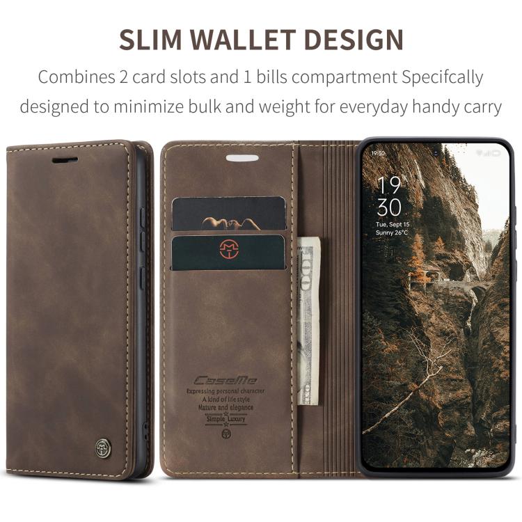 For OPPO Reno13 F 4G / 5G CaseMe 013 Multifunctional Horizontal Flip Leather Phone Case