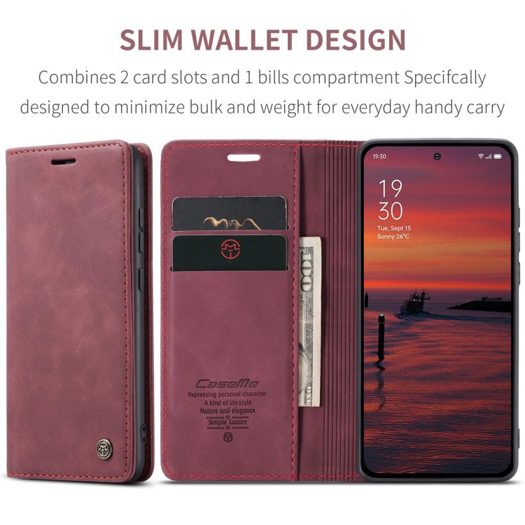 For OPPO Reno13 Global CaseMe 013 Multifunctional Horizontal Flip Leather Phone Case
