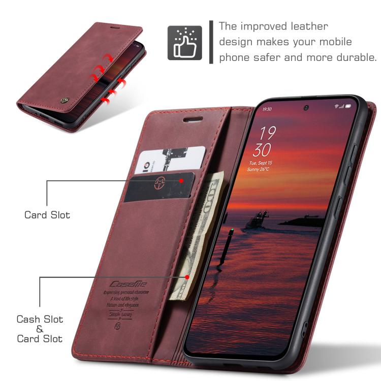 For OPPO Reno13 Global CaseMe 013 Multifunctional Horizontal Flip Leather Phone Case