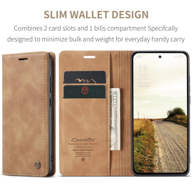 For OPPO Reno13 Global CaseMe 013 Multifunctional Horizontal Flip Leather Phone Case
