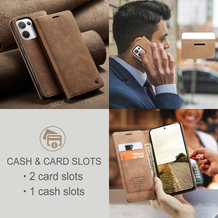 For OPPO Reno13 Global CaseMe 013 Multifunctional Horizontal Flip Leather Phone Case