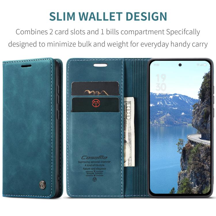 For OPPO Reno13 Global CaseMe 013 Multifunctional Horizontal Flip Leather Phone Case