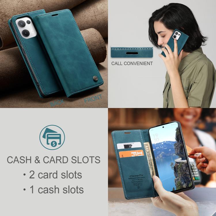 For OPPO Reno13 Global CaseMe 013 Multifunctional Horizontal Flip Leather Phone Case