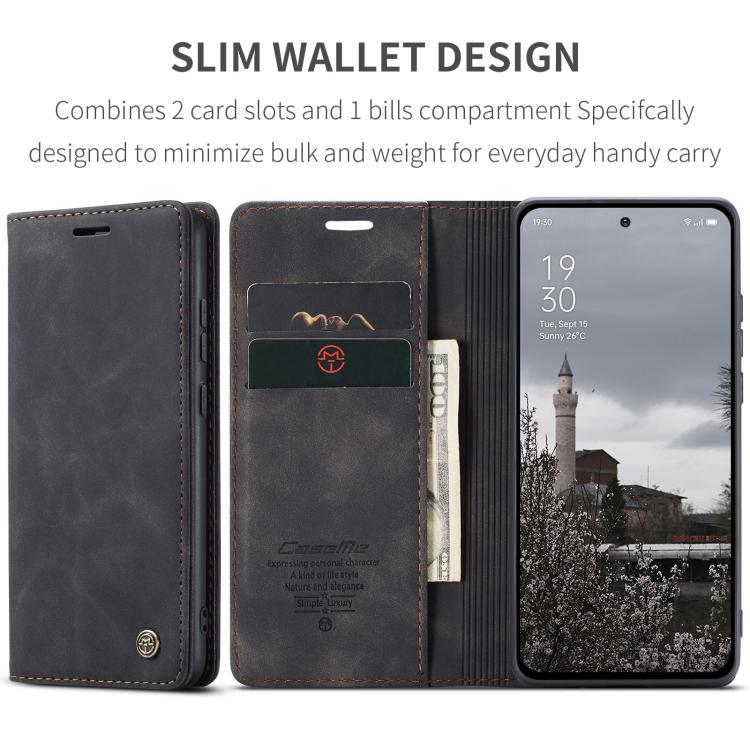 For OPPO Reno13 Global CaseMe 013 Multifunctional Horizontal Flip Leather Phone Case