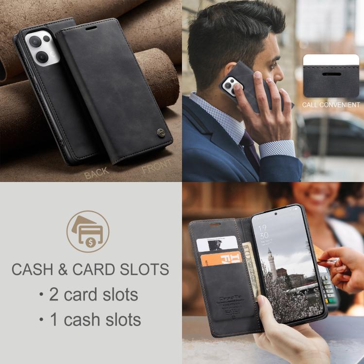 For OPPO Reno13 Global CaseMe 013 Multifunctional Horizontal Flip Leather Phone Case