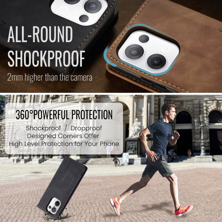 For OPPO Reno13 Global CaseMe 013 Multifunctional Horizontal Flip Leather Phone Case