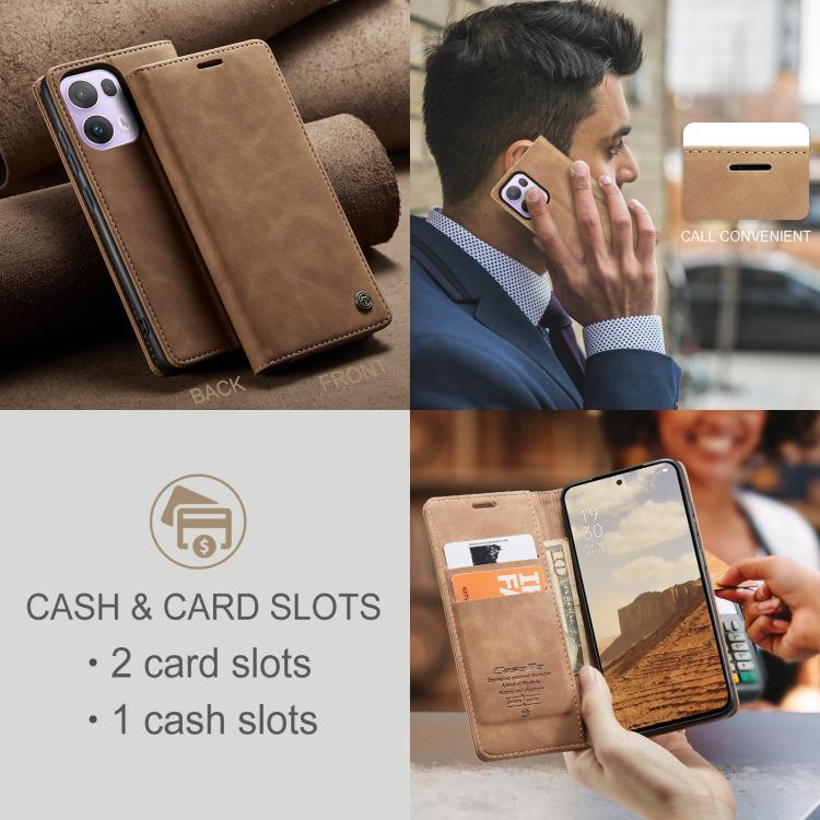 For OPPO Reno13 Pro Global CaseMe 013 Multifunctional Horizontal Flip Leather Phone Case