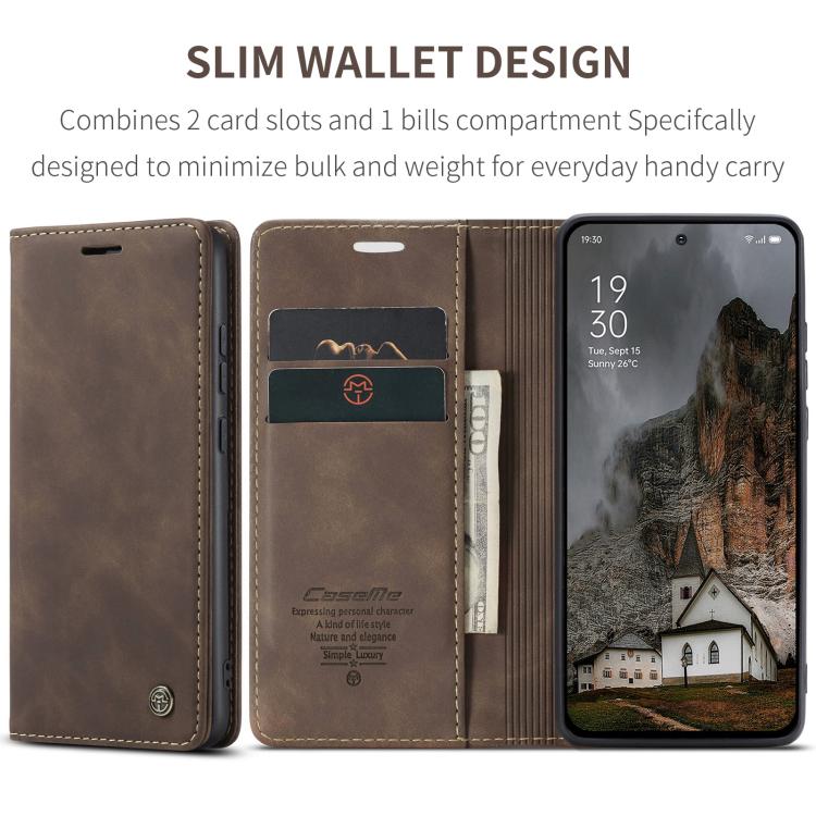 For OPPO Reno13 Pro Global CaseMe 013 Multifunctional Horizontal Flip Leather Phone Case