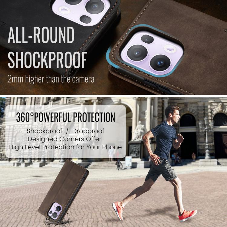 For OPPO Reno13 Pro Global CaseMe 013 Multifunctional Horizontal Flip Leather Phone Case