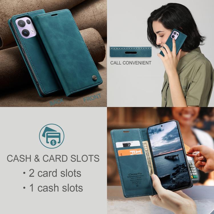 For OPPO Reno13 Pro Global CaseMe 013 Multifunctional Horizontal Flip Leather Phone Case