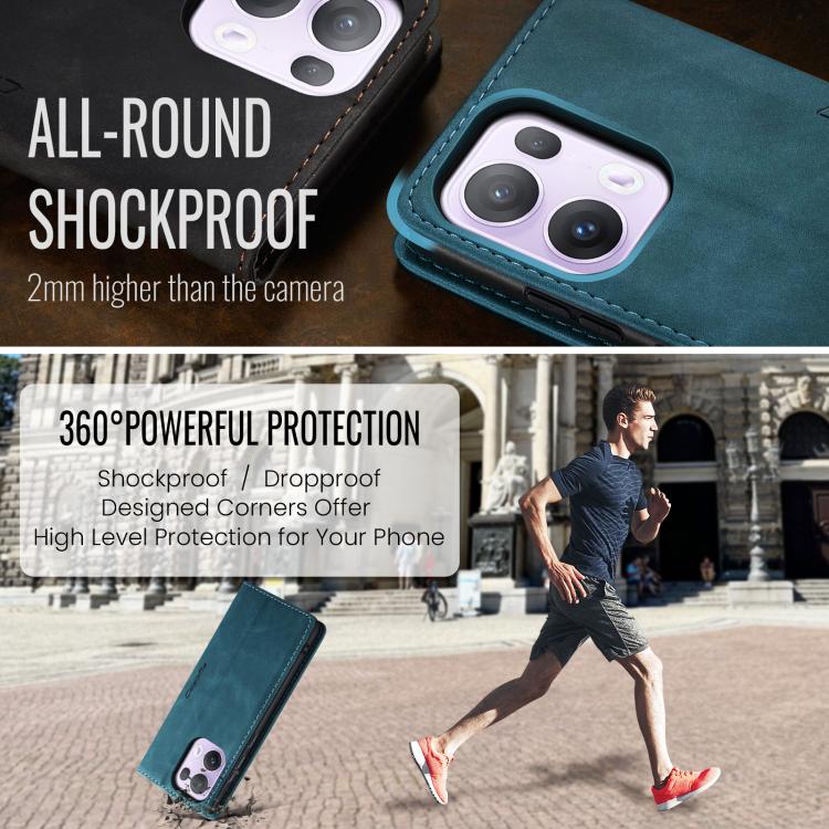 For OPPO Reno13 Pro Global CaseMe 013 Multifunctional Horizontal Flip Leather Phone Case