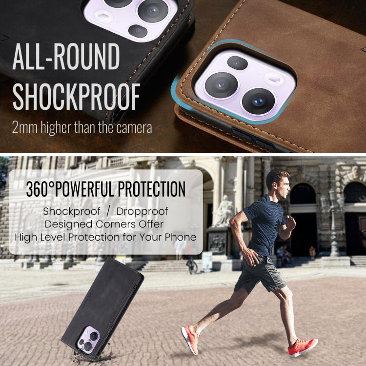 For OPPO Reno13 Pro Global CaseMe 013 Multifunctional Horizontal Flip Leather Phone Case