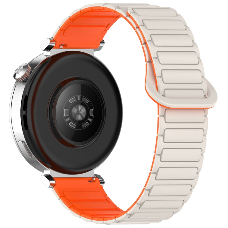 For Honor Watch ES Dual Color Magnetic Buckle 20mm Silicone Watch Band
