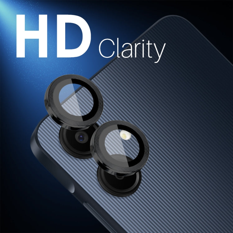 For Samsung Galaxy A06 4G NORTHJO Camera Lens Protector CD Metal Ring Tempered Glass Film