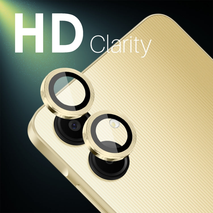 For Samsung Galaxy A06 4G NORTHJO Camera Lens Protector CD Metal Ring Tempered Glass Film