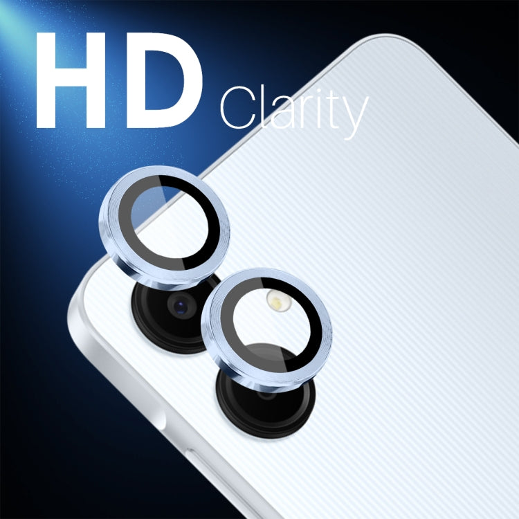 For Samsung Galaxy A06 4G NORTHJO Camera Lens Protector CD Metal Ring Tempered Glass Film