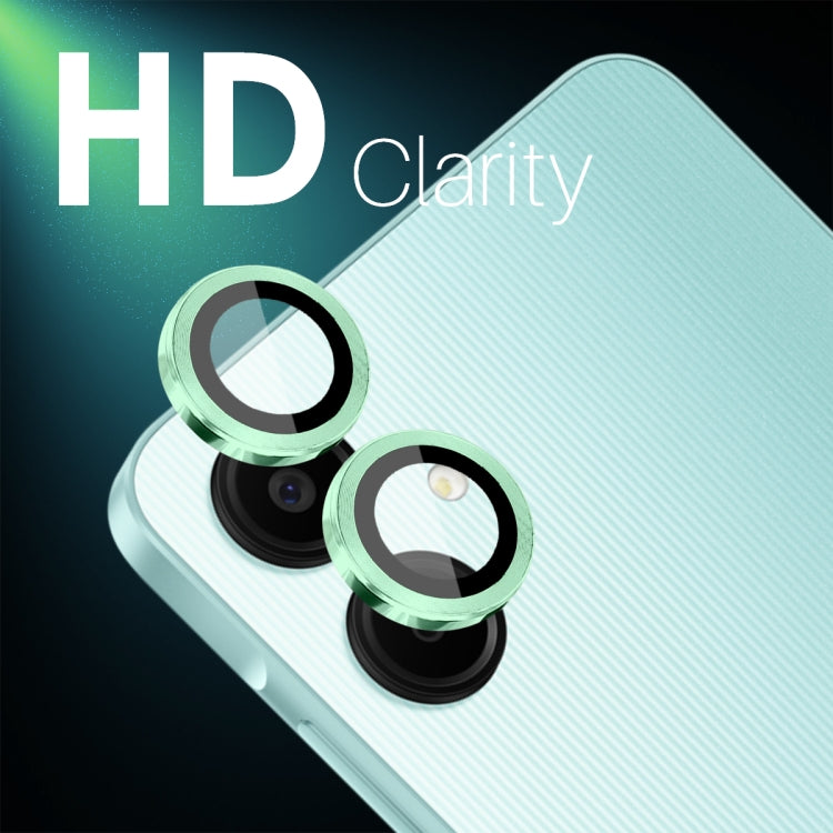 For Samsung Galaxy A06 4G NORTHJO Camera Lens Protector CD Metal Ring Tempered Glass Film