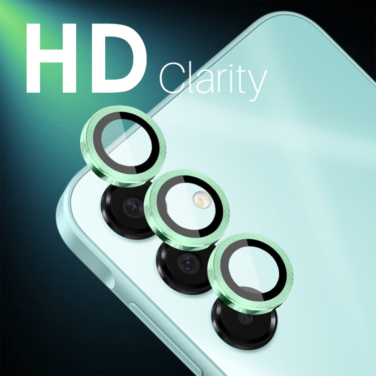 For Samsung Galaxy A16 5G NORTHJO Camera Lens Protector CD Metal Ring Tempered Glass Film
