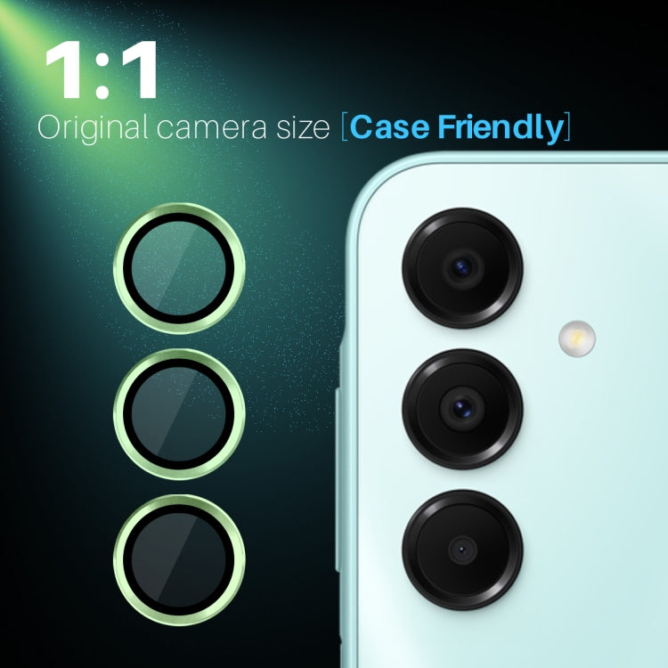 For Samsung Galaxy A16 5G NORTHJO Camera Lens Protector CD Metal Ring Tempered Glass Film