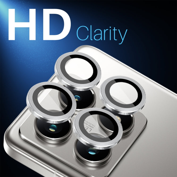For Xiaomi 14T Pro 5G NORTHJO Camera Lens Protector CD Metal Ring Tempered Glass Film