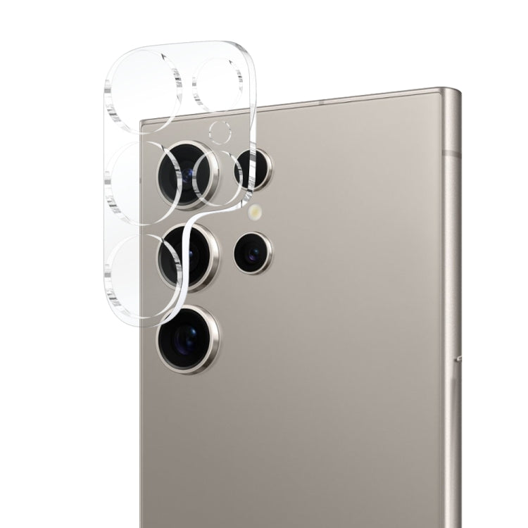 For Samsung Galaxy S24 Ultra 5G NORTHJO TPU Case with Screen and Lens Film, Support Fingerprint Unlock - Transparent