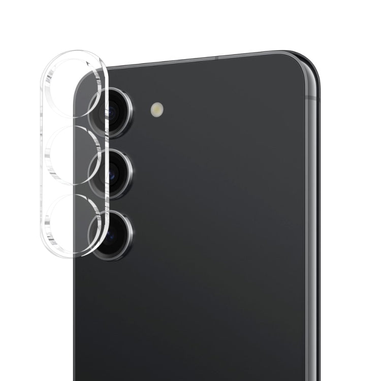 For Samsung Galaxy S23 5G NORTHJO TPU Case with Screen and Lens Film, Support Fingerprint Unlock - Transparent