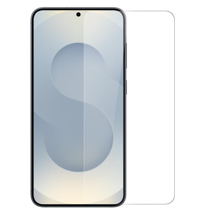 For Samsung Galaxy S25 Edge 5G NORTHJO TPU Case with Screen and Lens Film, Support Fingerprint Unlock - Transparent