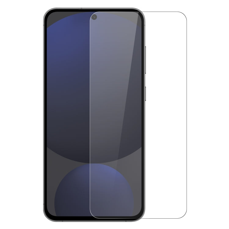For Samsung Galaxy S25 5G NORTHJO TPU Case with Screen Film, Support Fingerprint Unlock - Transparent