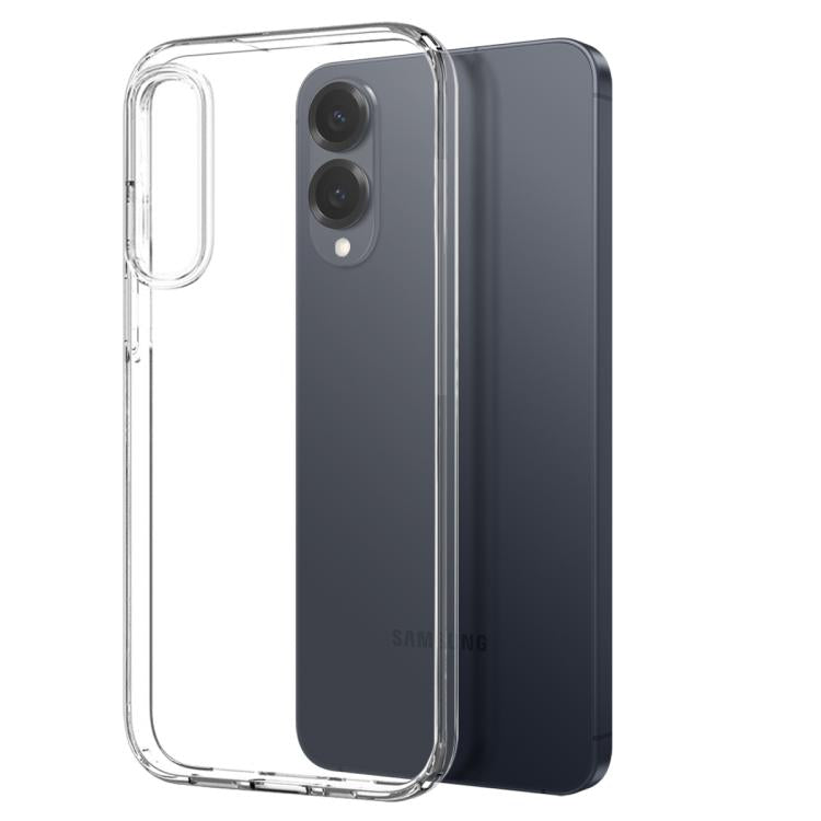 For Samsung Galaxy S25 Edge 5G NORTHJO TPU Case with Screen Film, Support Fingerprint Unlock - Transparent