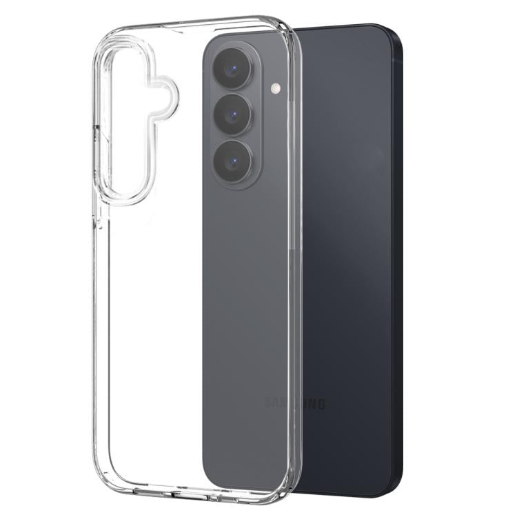 For Samsung Galaxy S26 5G NORTHJO TPU Case with Screen Film, Support Fingerprint Unlock - Transparent