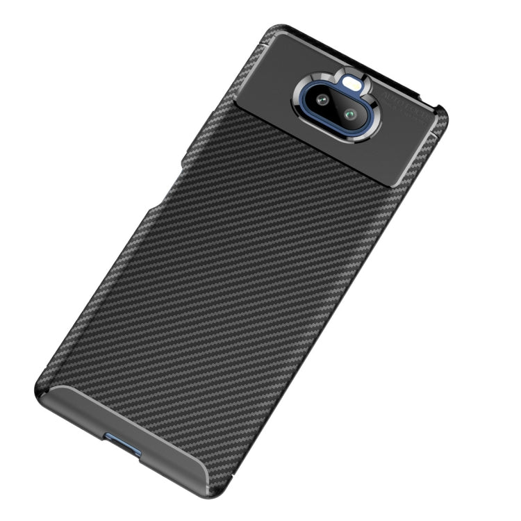 Beetle Series Carbon Fiber Texture Shockproof TPU Case for Sony Xperia 20