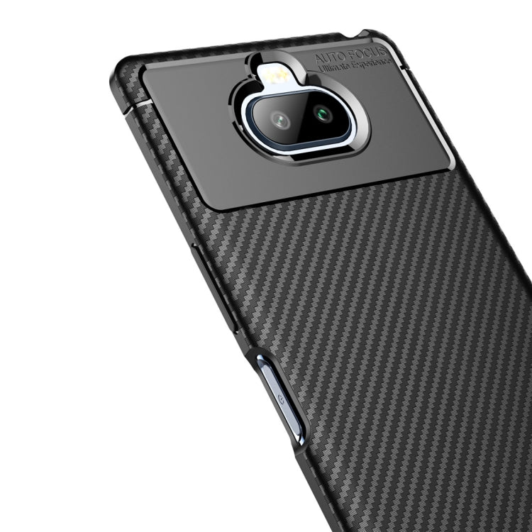 Beetle Series Carbon Fiber Texture Shockproof TPU Case for Sony Xperia 20